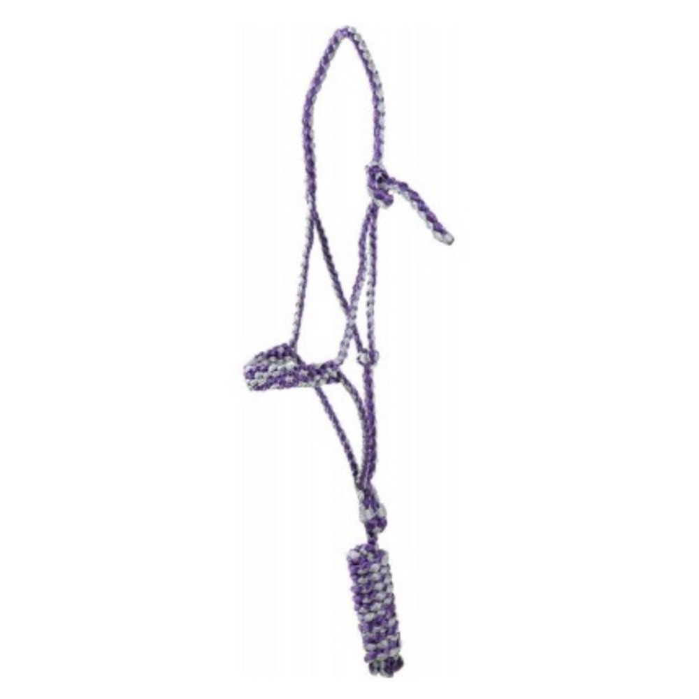 Classic Equine Halter Braided Nylon Rope 8' Lead Water Fast HALTERBR